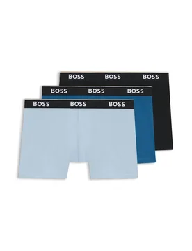 Pack Cotton Rich Boxers Blue Mix male - BOSS - FashionsVida