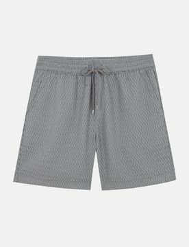 Shorts Strukturiert Grau XXL