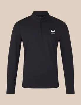 Unisex 1/4 Zip - Black/ White Black/ White S unisex - Castore - FashionsVida