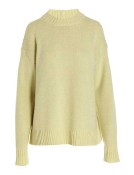 Maglione in misto cachemire con colletto