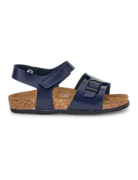 Sandali blu con strappo 257A080SR 33