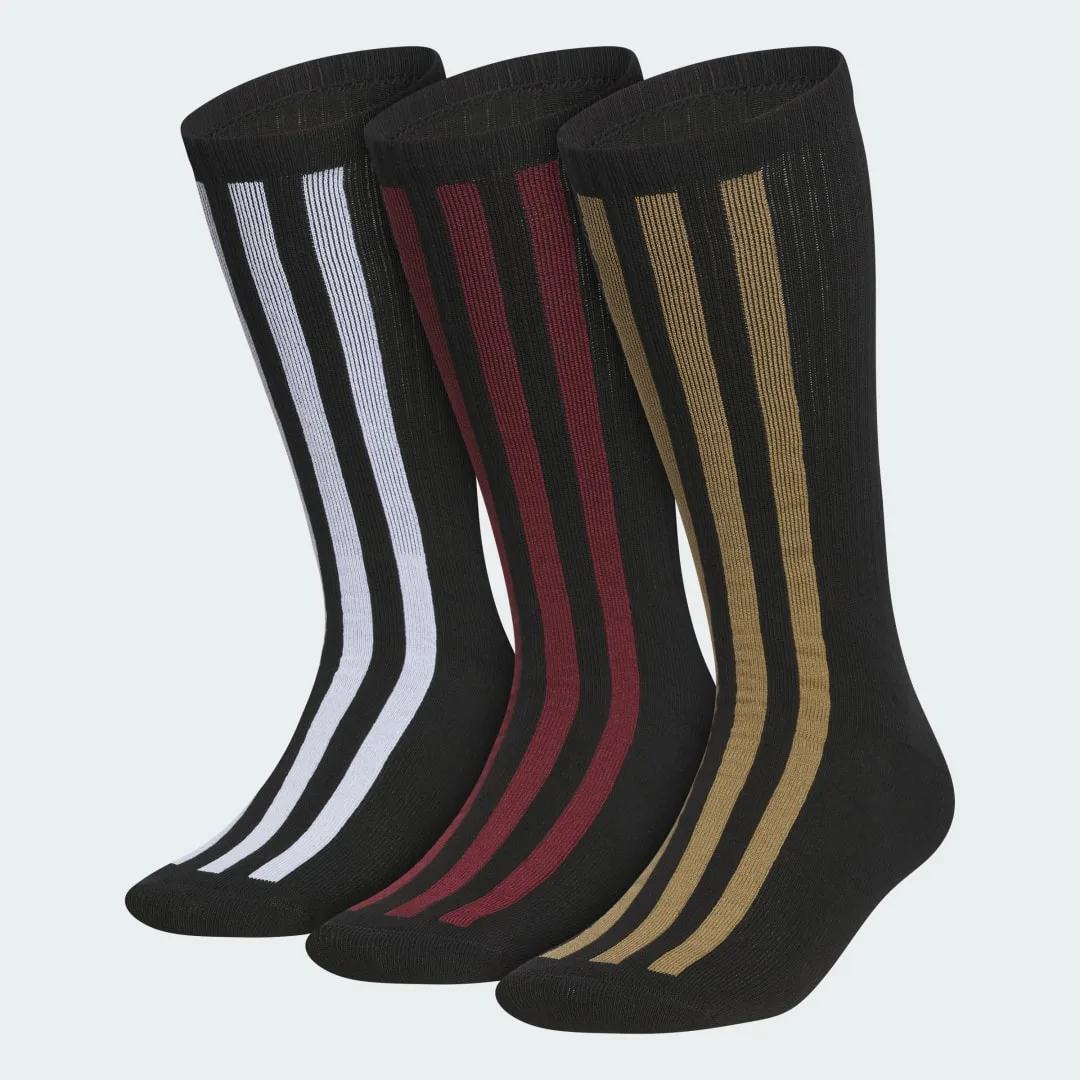 CALZINI DA SKATEBOARD FRONTSIDE PACCO DA 3 43-45 Black / White / Black / Shadow Red - Adidas - FashionsVida