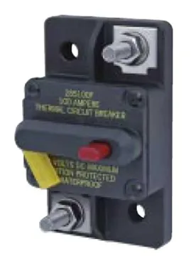 Series Thermals Surface Adapter Black 25 Amp unisex - Blue Sea Systems - FashionsVida