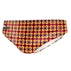 Flower 70 Swimming Brief Yellow / Red / Black M Men
