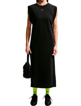 Sportswear chill vestidos mujer Negro (L)