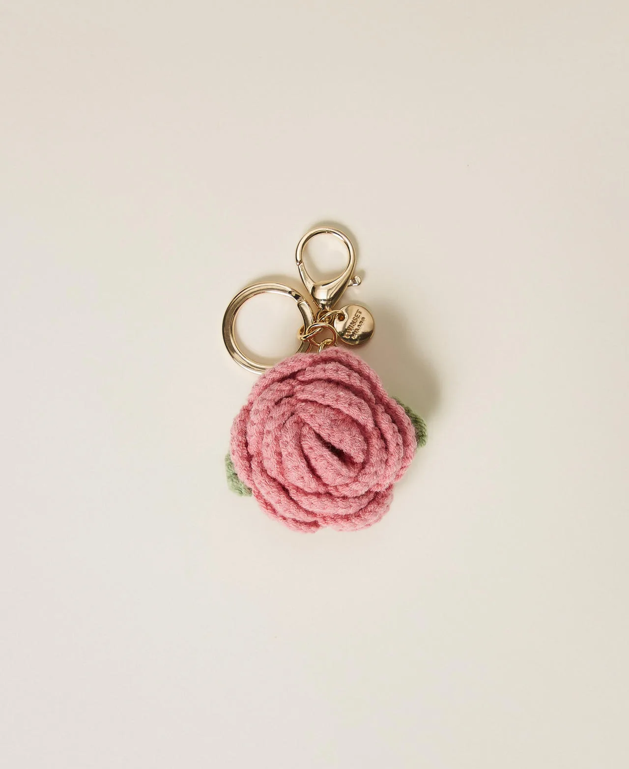 Twinset Porte-clés rose en crochet - TWINSET - FashionsVida