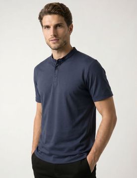 Sinsay - Polo in cotone - grey blue