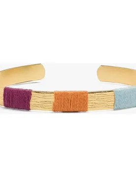 Pulsera rígida abierta segmentada - Parfois - FashionsVida