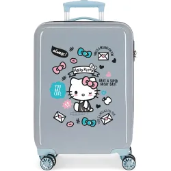 Maleta de cabina infantil Hello Kitty You are Cute rígida con capacidad de 35L