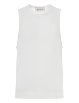 Ami Paris Top In Cotone Con Ricamo