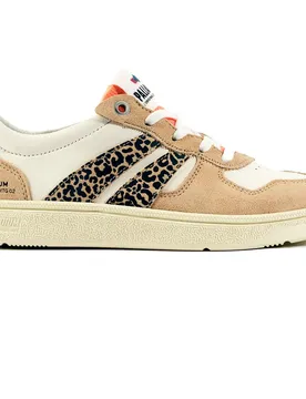 Sneaker Pallacup Flame Leather Cream / Sand Leopard EU 40