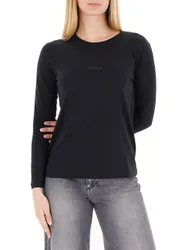 T-shirt maniche lunghe NERO XXL