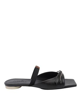 Sandali slingback neri