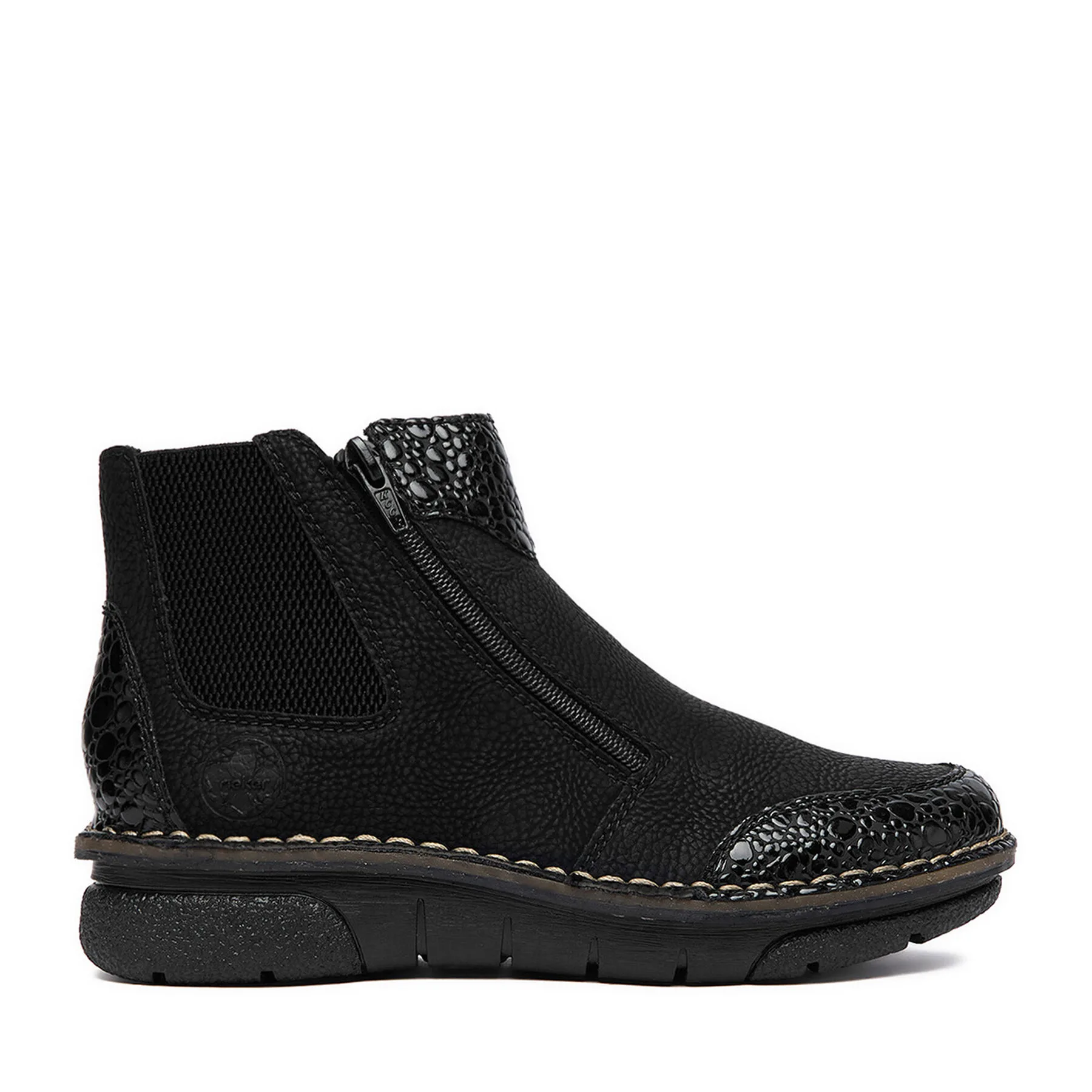 Stiefeletten 73355-00 Schwarz 42 female - Rieker - FashionsVida
