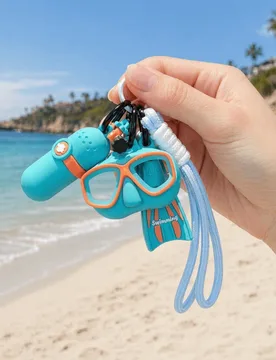 Funny Diving Series Keychain Colorful Fashion Diving Mask Bag Pendant Creative Hanging Oxygen Cylinder Keyring Diving Enthusiast - Aliexpress - FashionsVida