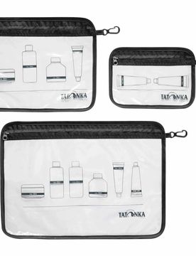 Taschen Zip Flight Bag Set schwarz Default Title adult