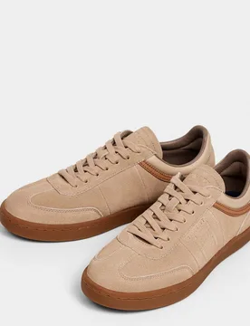 Zapatillas de hombre de ante y piel beck ivy - Hackett - FashionsVida