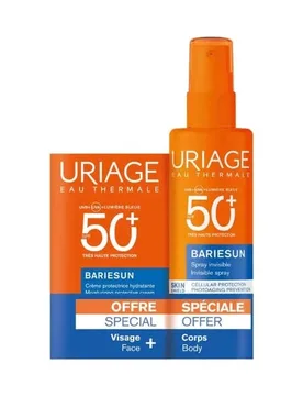 Duo Crema F50+ 50Ml+Spray F50+ Bariesun - Uriage - FashionsVida