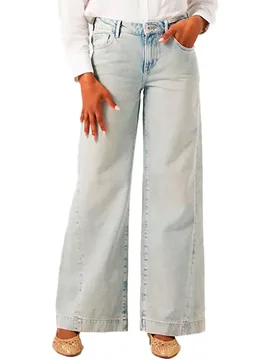 Jeans Celia Wide Leg Ricondizionato Light Used 3315 29 - Garcia - FashionsVida