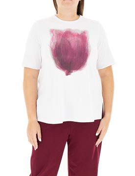 T-shirt con stampa BIANCO XL