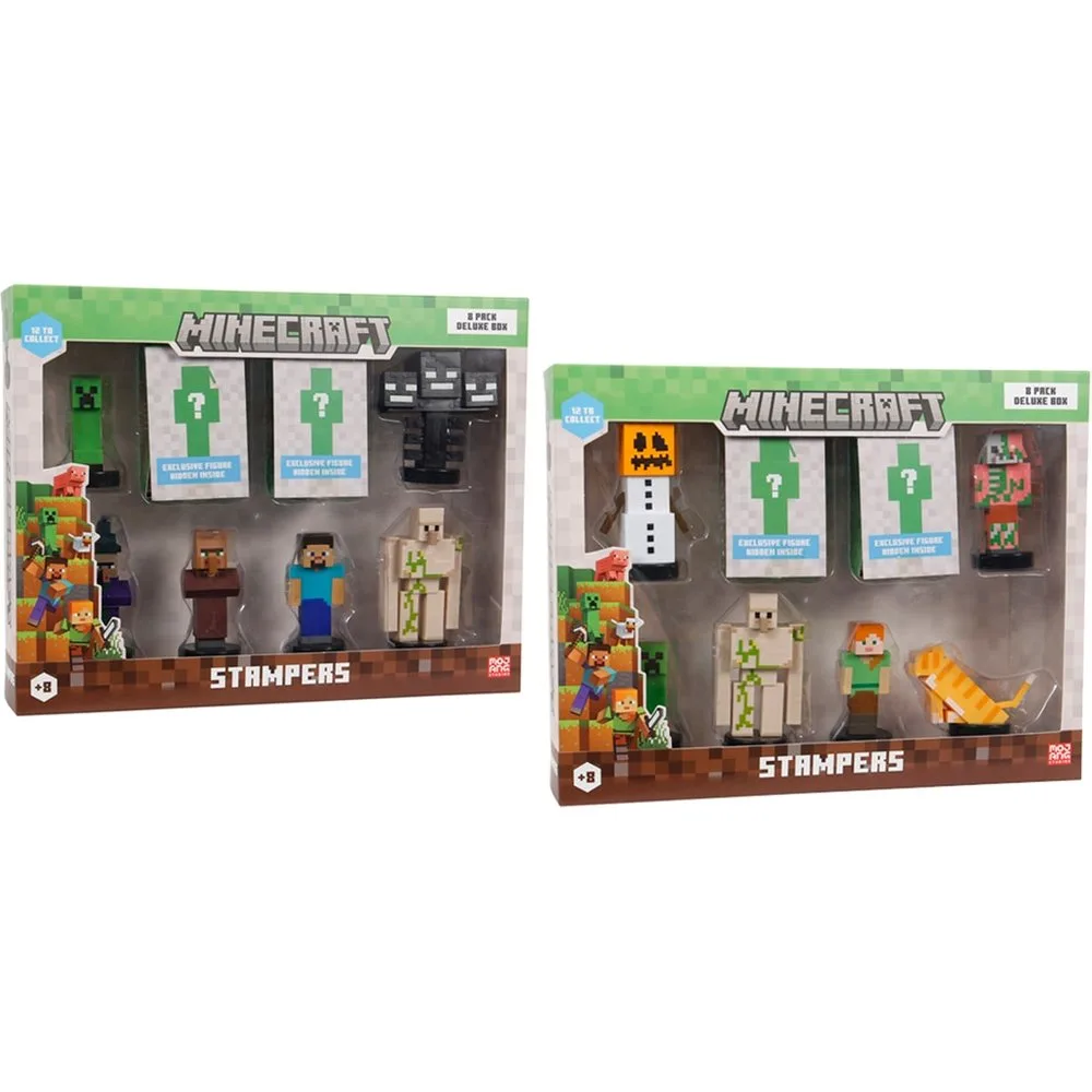 Minecraft, pack de 8 figuras de 5 cm surtidos - Bizak - FashionsVida