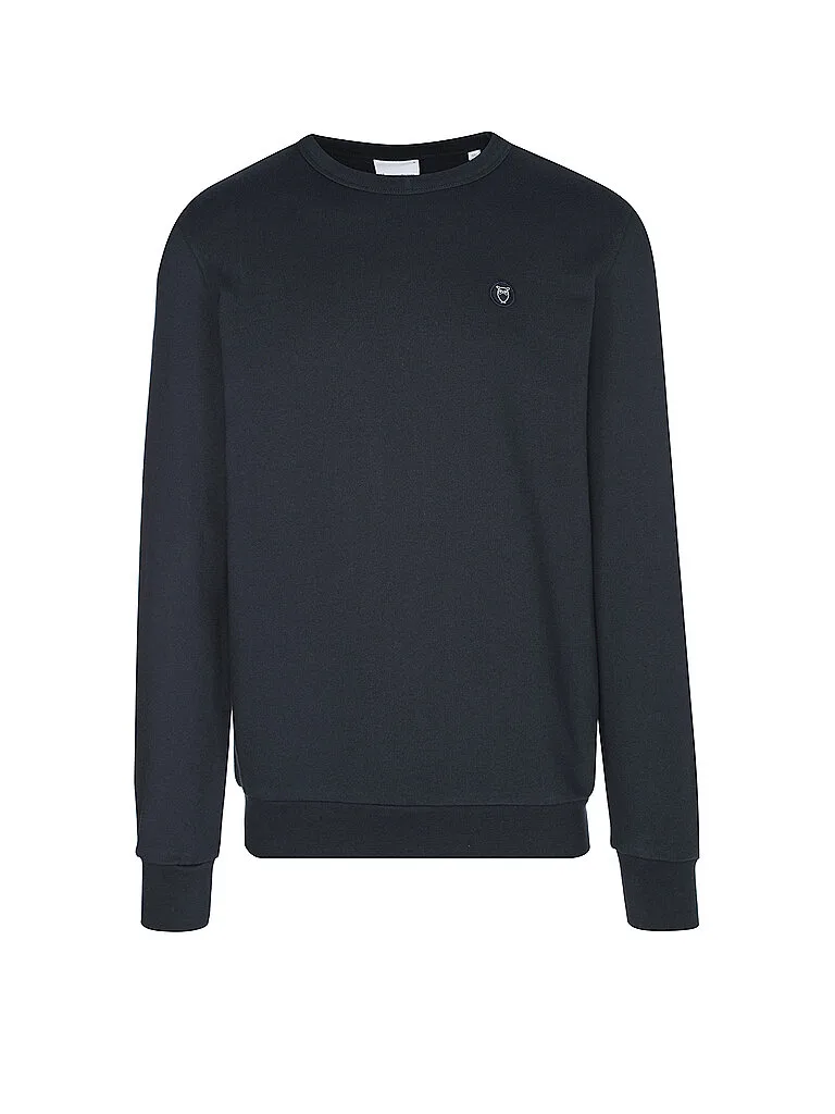 Sweater ERIK blu S - Knowledge Cotton Apparel - FashionsVida