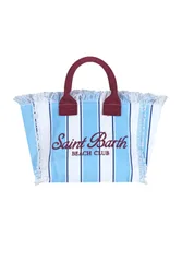 Borsa media - 471044 - Bianco/Azzurro
