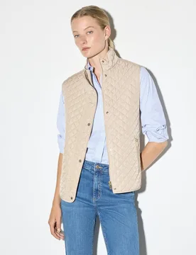 Chaleco liso de poliéster de mujer - Woman El Corte Inglés - FashionsVida