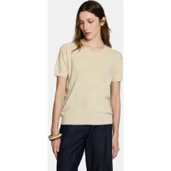 Jersey de mujer cuello redondo manga corta