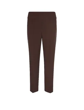 Pantalon en jersey 7/8 marron 38 - Joseph Ribkoff - FashionsVida