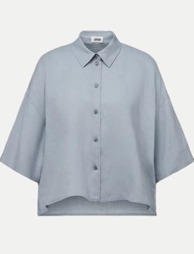 Drykorn Hemdbluse YARIKA Blau 2
