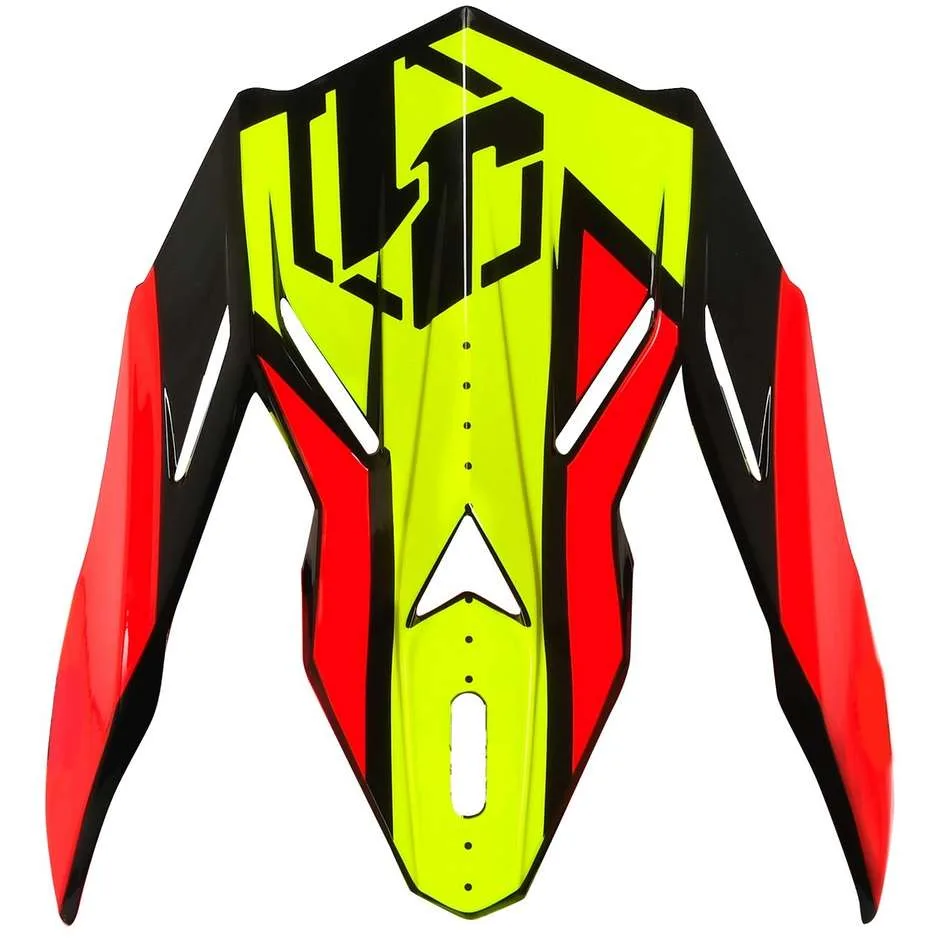 Tesina Per Casco J38 BLADE Nero Giallo Rosso Blu taglia unica - JUST1 - FashionsVida
