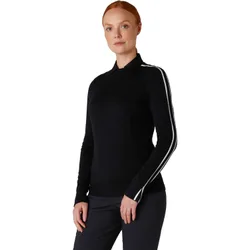 Pullover Striped Neck, schwarz l