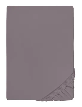 Jersey-Elastic-Topper-Spannbetttuch silber/grau, 1x 140x200 cm - 160x220 cm - Biberna - FashionsVida