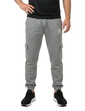 Joggers Rival Fleece Cargo Gray / White 2XL
