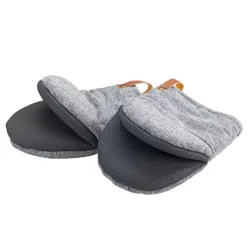 Topfhandschuhe Ada Mini Grau, Handflächen aus Neopren