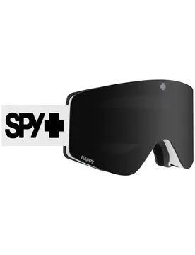 Masque de ski - Marauder SE Everwhite Happy Bronze Black Mirror + Happy LL Persimmon en Silicone - Blanc - SPY - FashionsVida