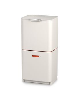 Abfalltrennungs- und Recyclingbehälter Totem Max grau