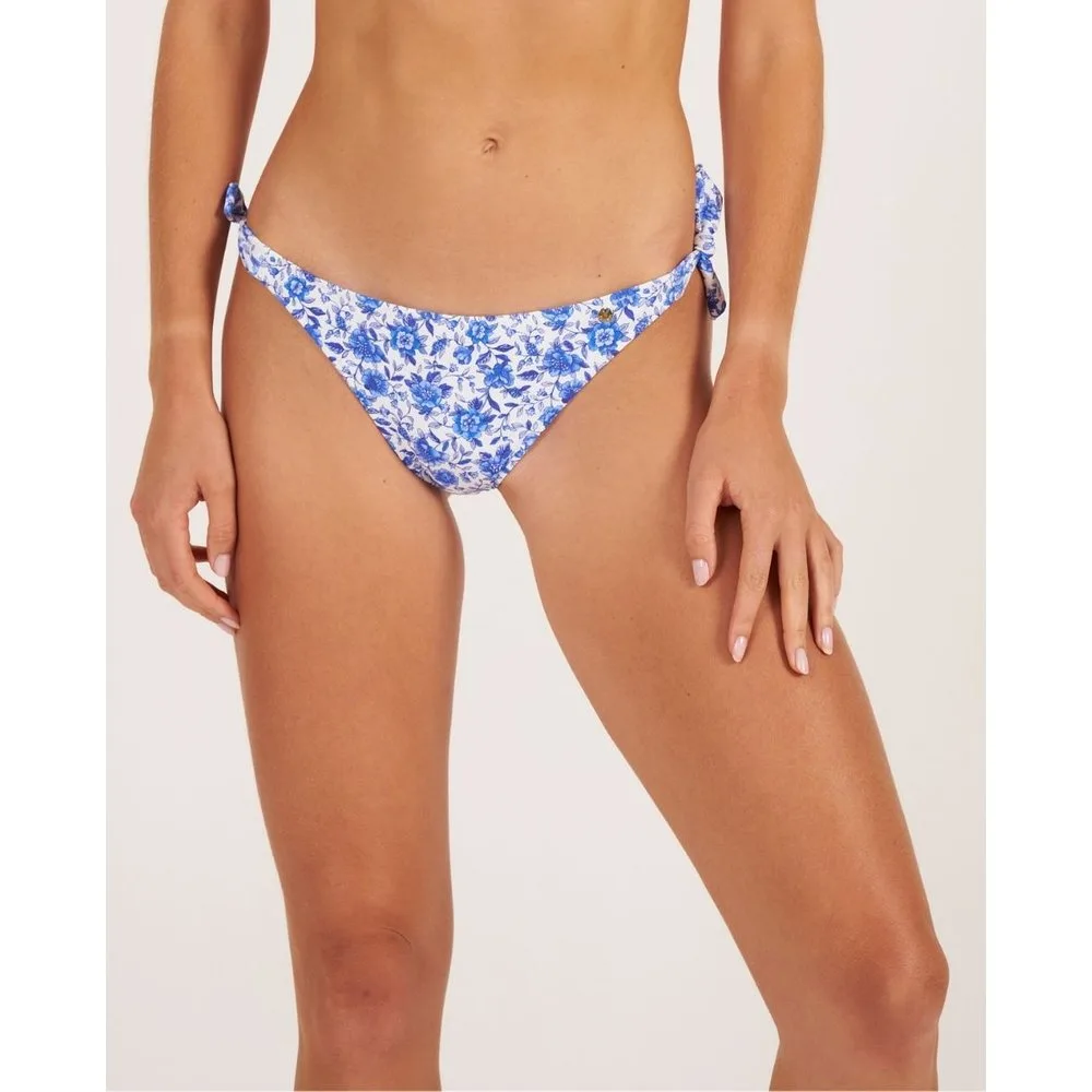 Braga de bikini clásica con lazos y estampado de flores - Bohodot - FashionsVida