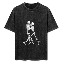 The Bare Bones of the Tango T-Shirt Holiday Casual Short Sleeve Top