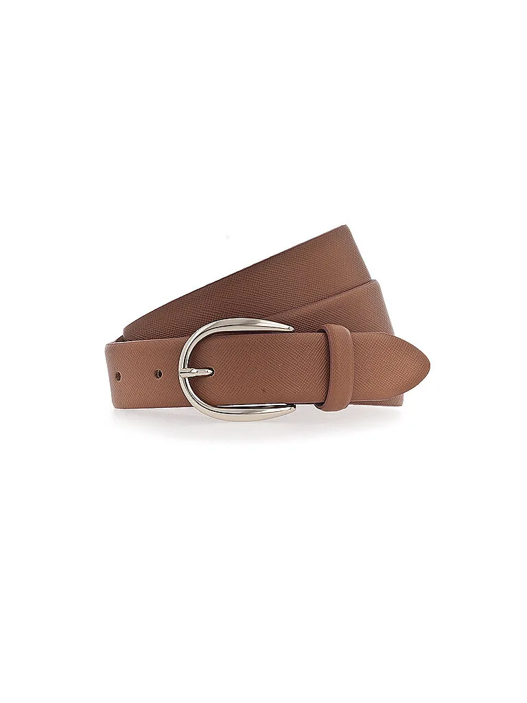 Cintura in pelle grigio chiaro 90 - Vanzetti - FashionsVida
