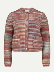 Grobstrickjacke Mehrfarbig 38