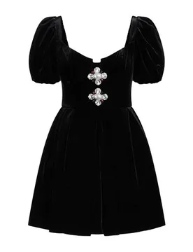 Minivestido Mujer Negro 34,38 Mujer - Self-Portrait - FashionsVida