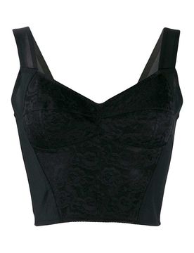 Top bustier jacquard