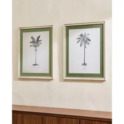 Set de 2 cuadros Palmeras II