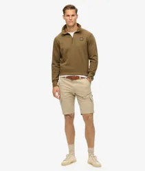 Superdry Herren Ecru und Silber Cargoshorts, Größe: 28 - Größe: 28