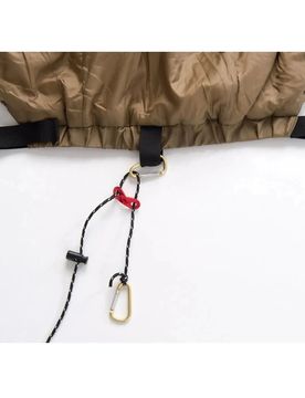 Poncho 2-in-1 Underquilt braun Default Title adult Herren