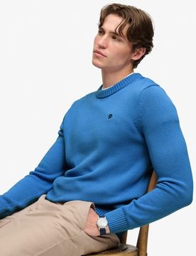 Superdry Herren Preppy Baumwoll-pullover X None - Größe: S