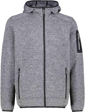Man jacket fix hood forro polar hombre Gris (56)