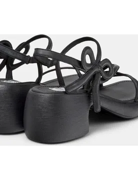 Sandalias de tacón de mujer de piel thelma twins - Camper - FashionsVida